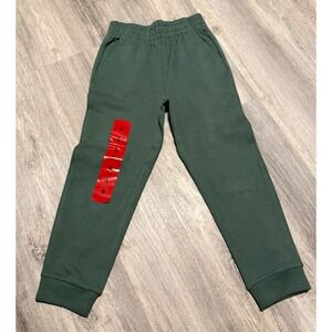 Pekkle Kids Joggers Pants Green Size 6 Elastic Waist Cotton Blend New‎ With Tags